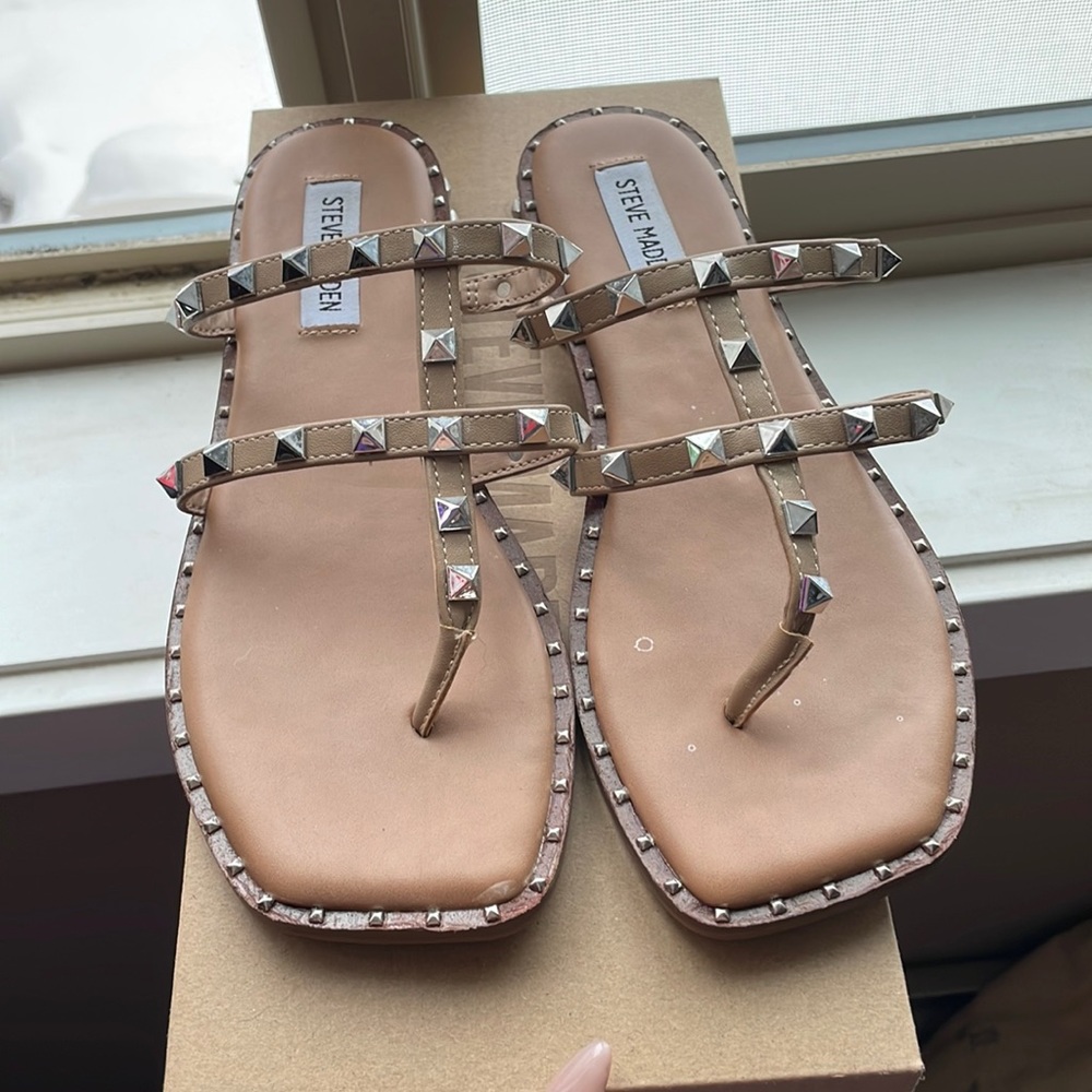 Steve Madden/Sandie Tan/ Size 7 BRAND NEW W/ BOX